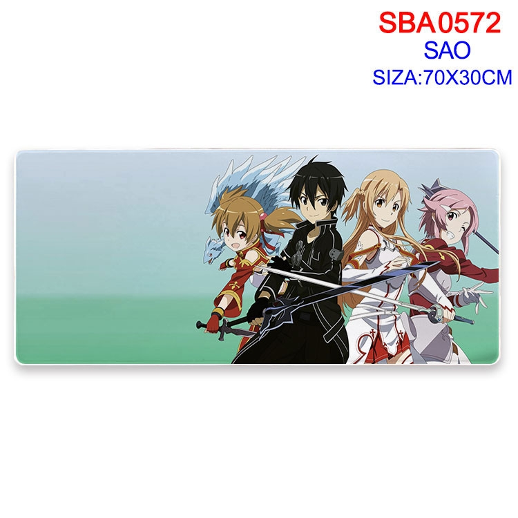 Demon Slayer Kimets Anime peripheral edge lock mouse pad 70X30cm  SBA-685