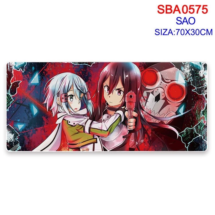 Demon Slayer Kimets Anime peripheral edge lock mouse pad 70X30cm  SBA-681