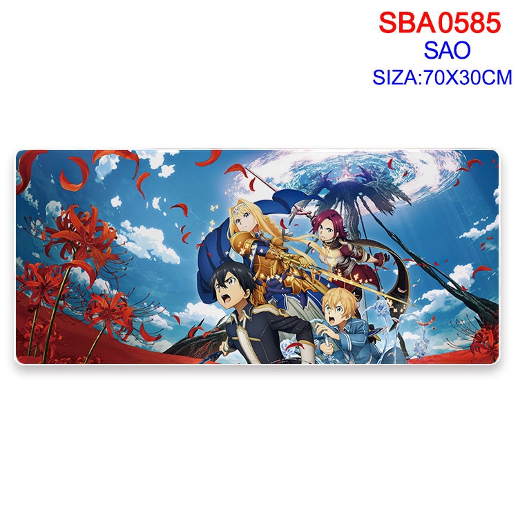 Demon Slayer Kimets Anime peripheral edge lock mouse pad 70X30cm SBA-684
