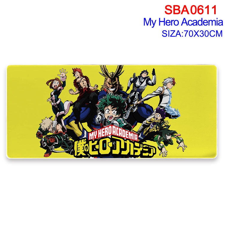 Naruto Anime peripheral edge lock mouse pad 70X30cm SBA-716