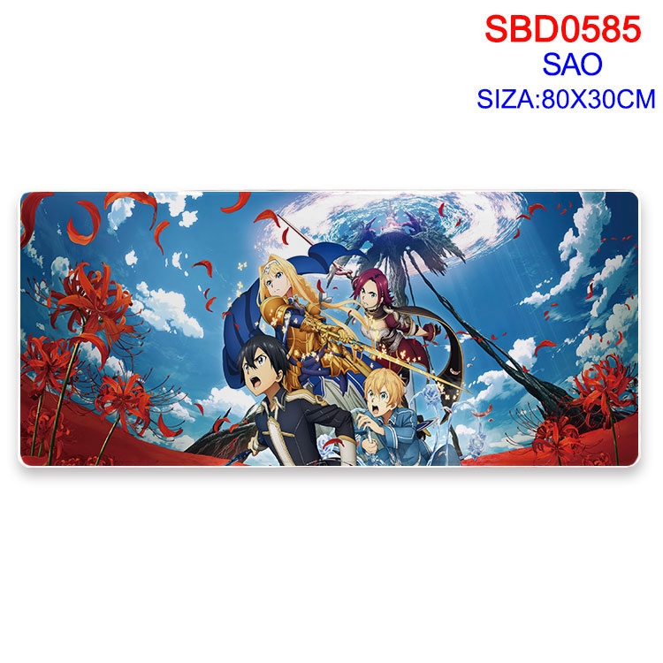 Date-A-Live Anime peripheral edge lock mouse pad 60X30cm  SBB-755