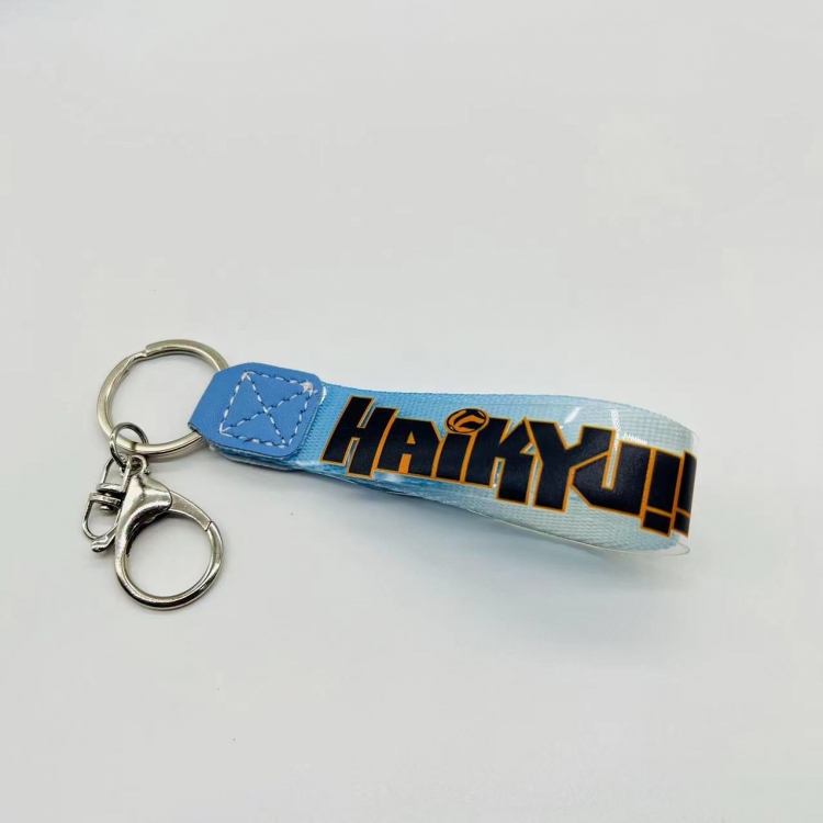 Haikyuu!! Anime peripheral colorful lanyard keychain Blister cardboard packaging 844 price for 5 pcs