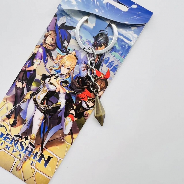 Genshin Impact Anime Acrylic Keychain Charm price for 5 pcs 13290