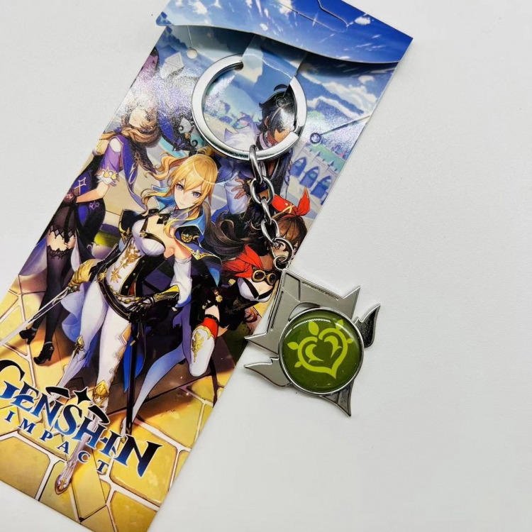 Genshin Impact Anime Acrylic Keychain Charm price for 5 pcs 13295