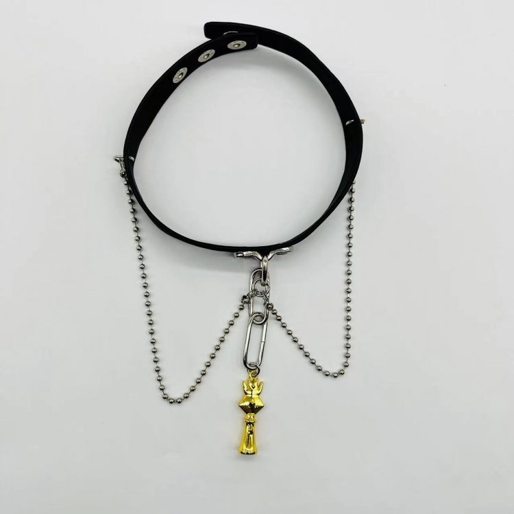 SPY×FAMILY Anime Peripheral Leather Necklace Collar Neck Strap 109