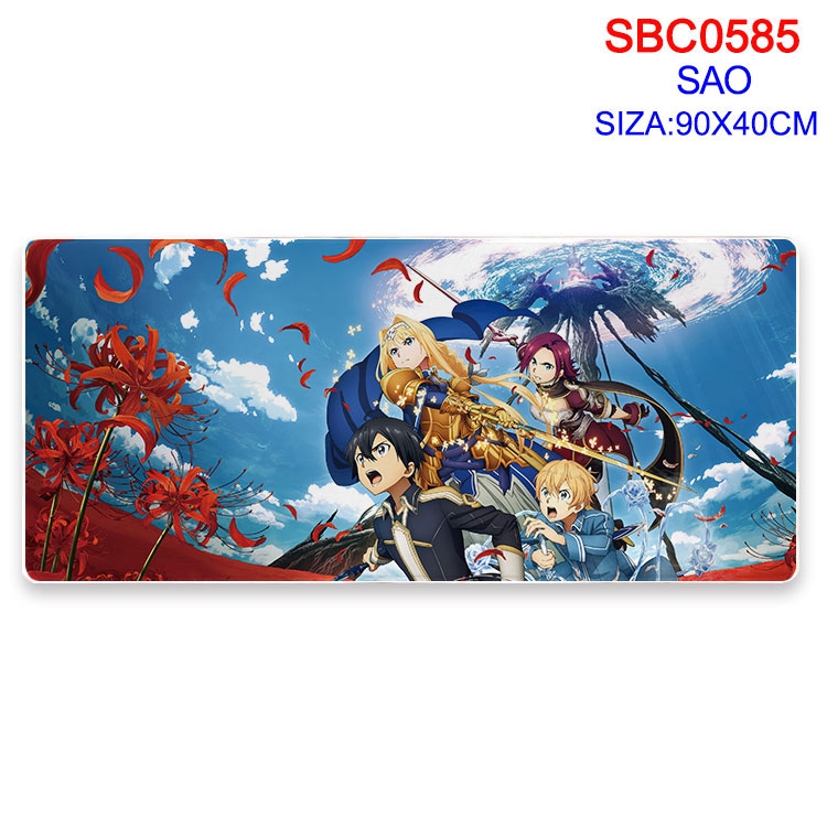 Sword Art Online Anime Peripheral Overlock Mouse Pad Desk Pad 40X90CM  SBC-585