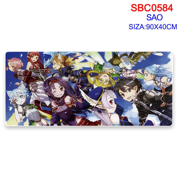 Sword Art Online Anime Peripheral Overlock Mouse Pad Desk Pad 40X90CM SBC-584