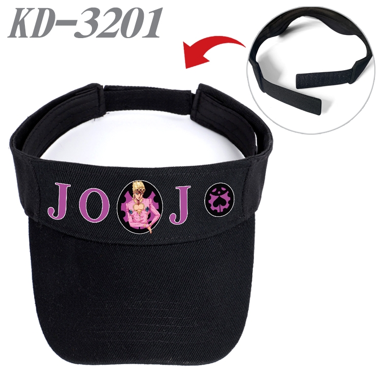 JoJos Bizarre Adventure Anime Peripheral Empty Top Visor Hat  KD-3201A