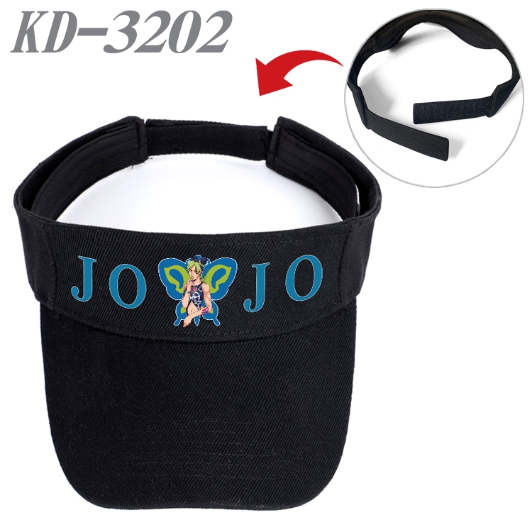 JoJos Bizarre Adventure Anime Peripheral Empty Top Visor Hat KD-3202A