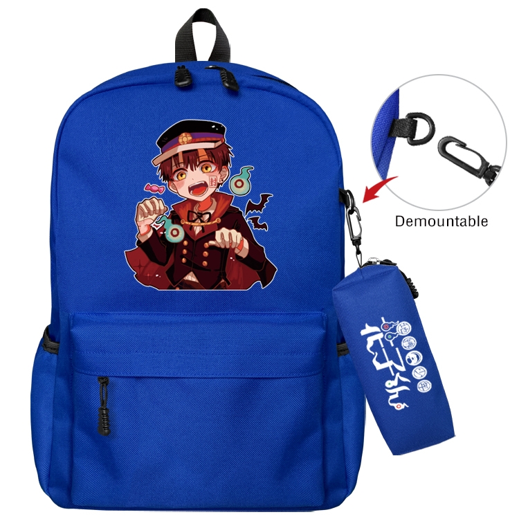 Toilet-bound Hanako-kun Anime Backpack School Bag  Small Pencil Case Set 43X35X12CM