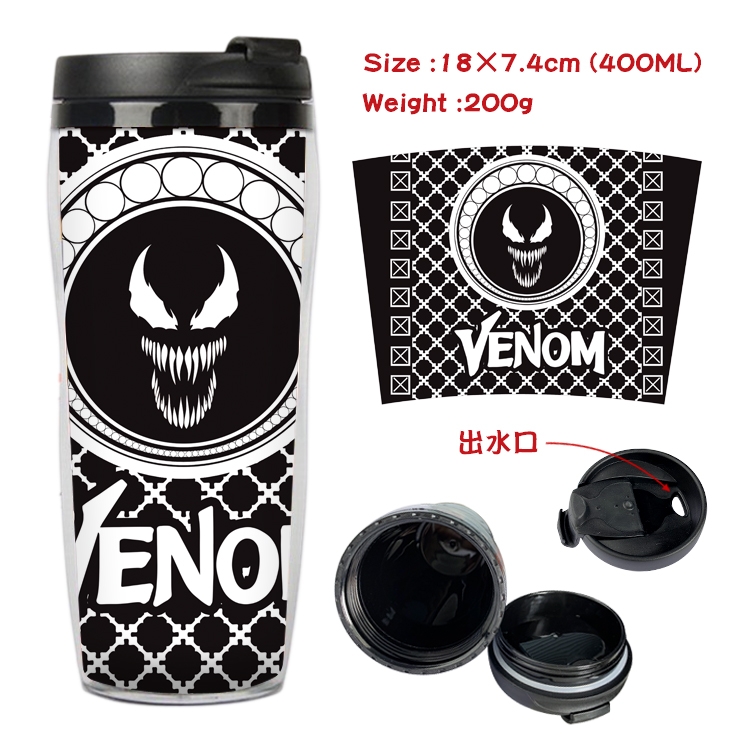 Super hero Anime Starbucks Leakproof Insulated Cup 18X7.4CM 400ML