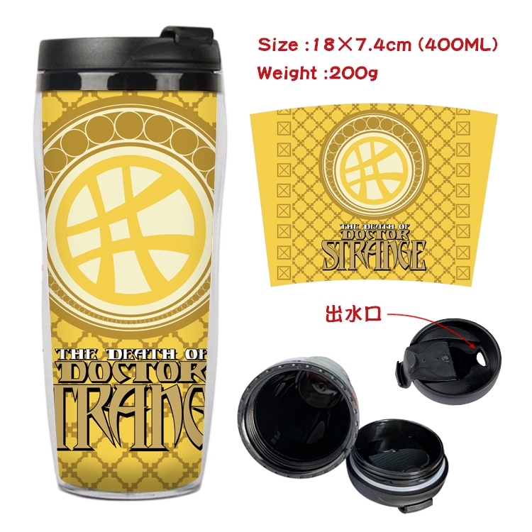 Super hero Anime Starbucks Leakproof Insulated Cup 18X7.4CM 400ML