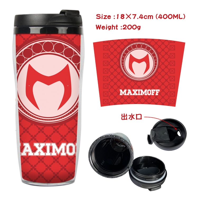Super hero Anime Starbucks Leakproof Insulated Cup 18X7.4CM 400ML