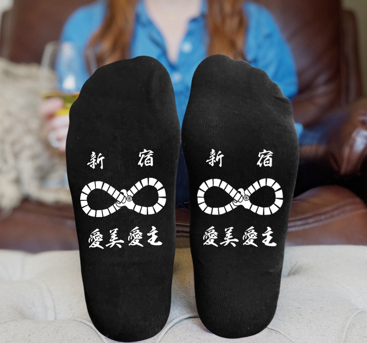 Tokyo Revengers Anime Knitted Print Socks Adult One Size Tube Height 15cm 13A