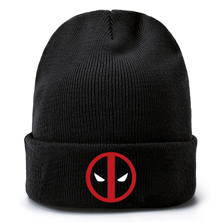 Deadpool Knitted hat wool hat head circumference 40-80cm