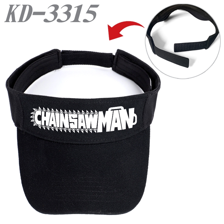 chainsaw man Anime Peripheral Empty Top sun hat Visor Hat Hat circumference 55-60cm  KD-3315A