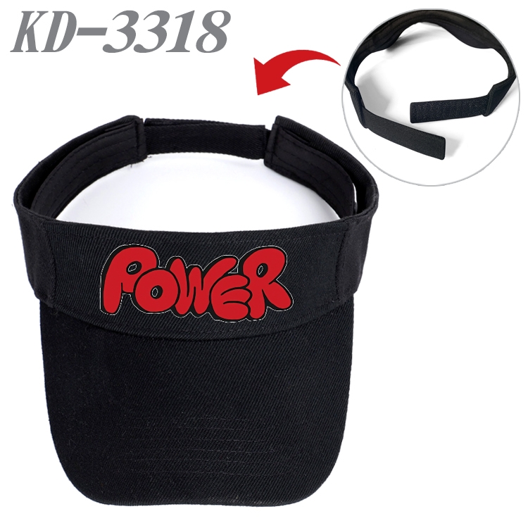chainsaw man Anime Peripheral Empty Top sun hat Visor Hat Hat circumference 55-60cm KD-3318A