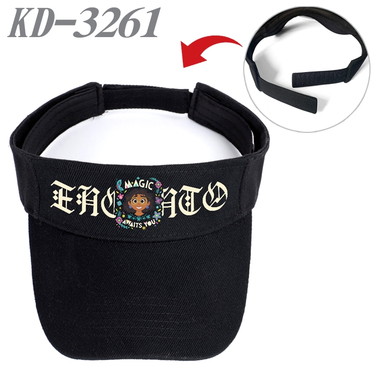 full house of magic Anime Peripheral Empty Top sun hat Visor Hat Hat circumference 55-60cm KD-3261A