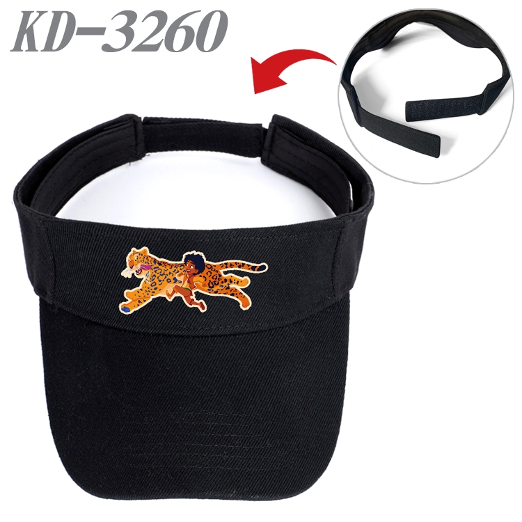 full house of magic Anime Peripheral Empty Top sun hat Visor Hat Hat circumference 55-60cm   KD-3260A