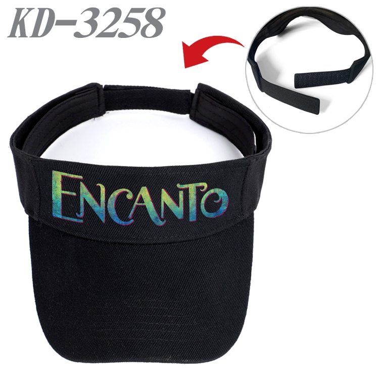 full house of magic Anime Peripheral Empty Top sun hat Visor Hat Hat circumference 55-60cm KD-3258A