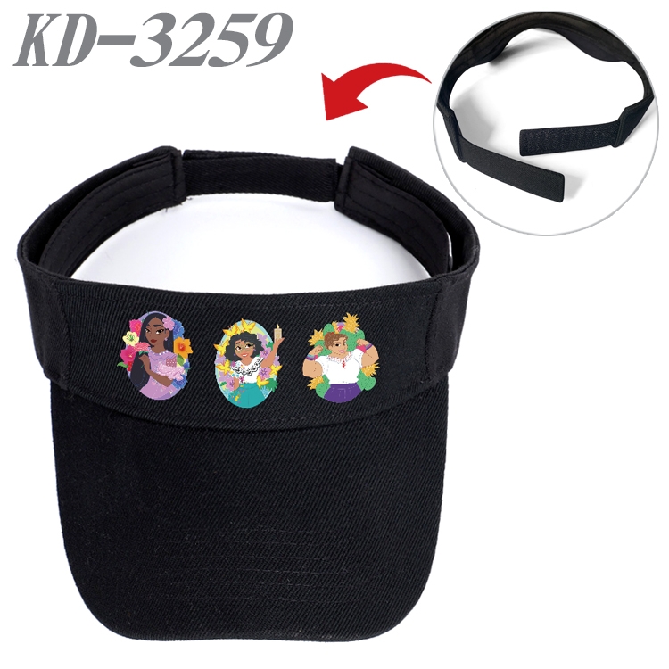 full house of magic Anime Peripheral Empty Top sun hat Visor Hat Hat circumference 55-60cm KD-3259A