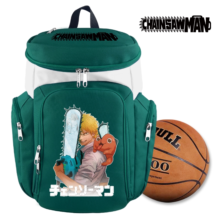 chainsaw man anime basketball bag backpack schoolbag