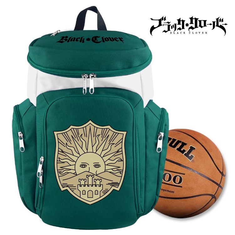 black clover anime basketball bag backpack schoolbag