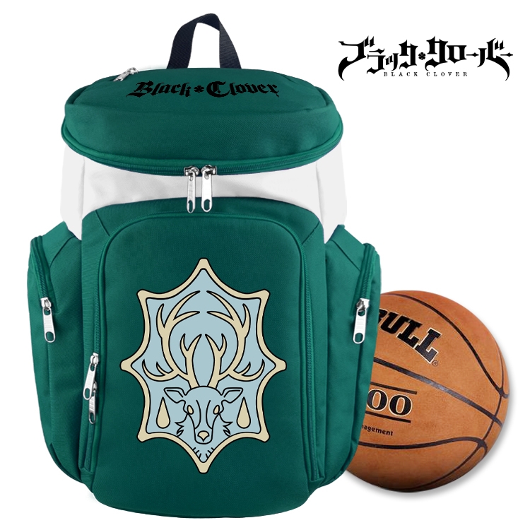 black clover anime basketball bag backpack schoolbag