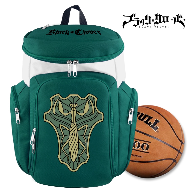 black clover anime basketball bag backpack schoolbag