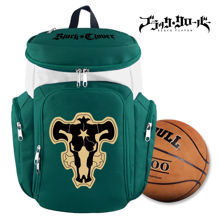 black clover anime basketball bag backpack schoolbag