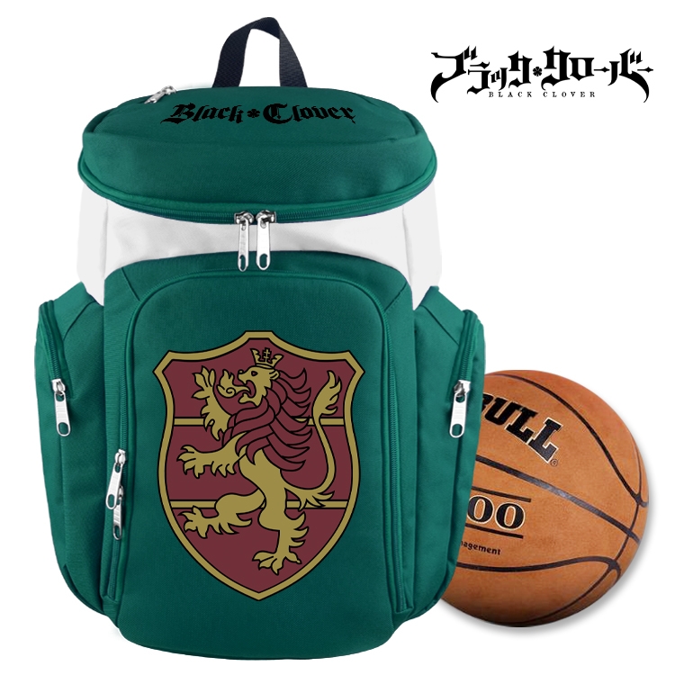 black clover anime basketball bag backpack schoolbag