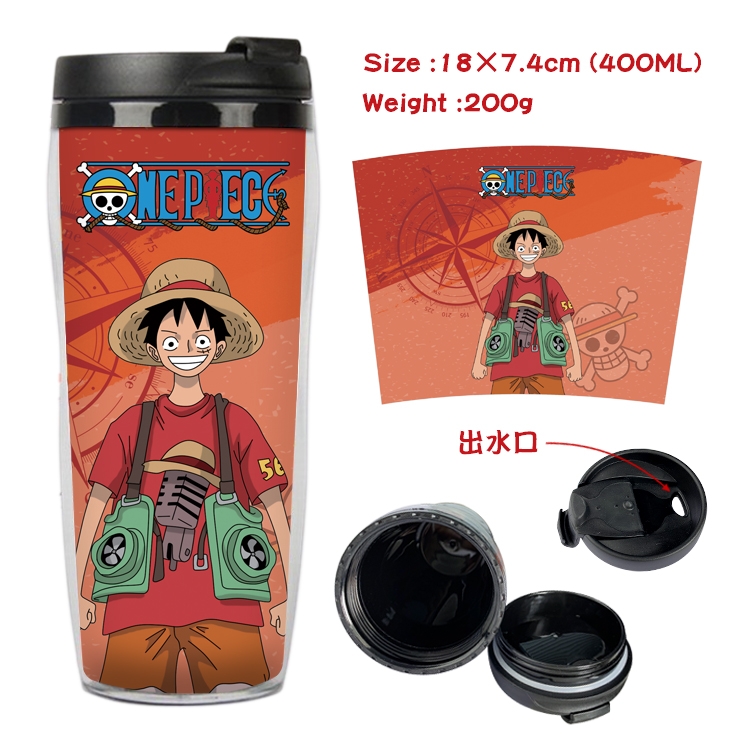 One Piece Anime Starbucks Leakproof Insulated Cup 18X7.4CM 