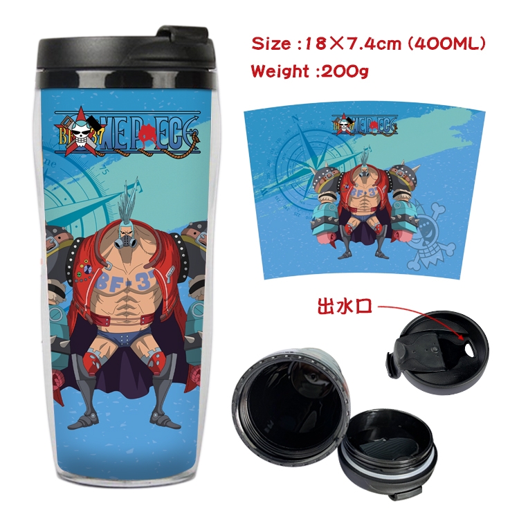 One Piece Anime Starbucks Leakproof Insulated Cup 18X7.4CM 