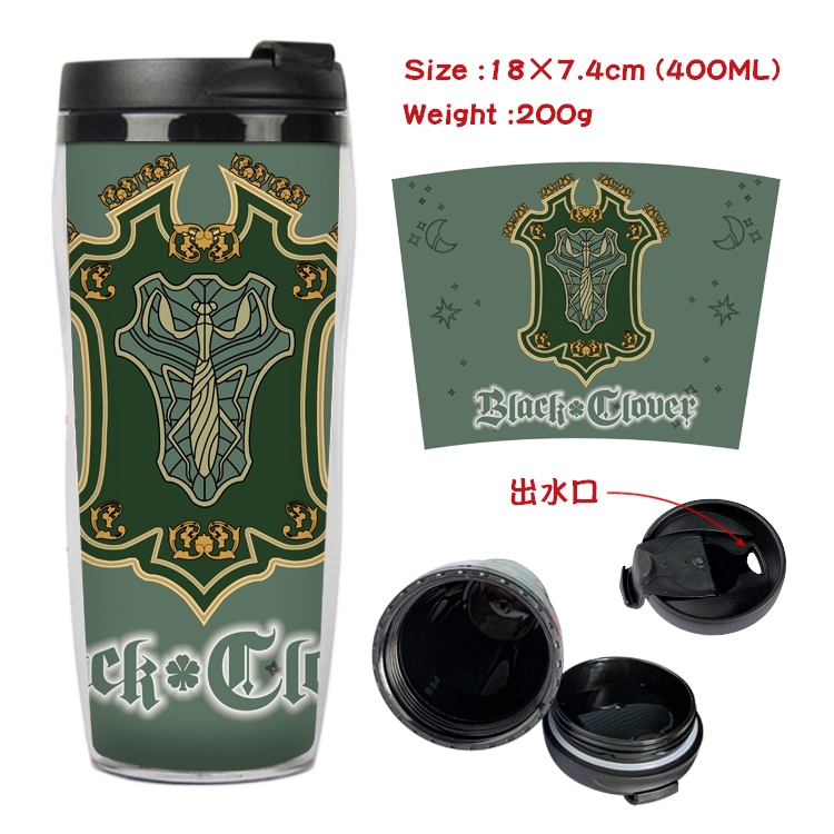 black clover Anime Starbucks Leakproof Insulated Cup 18X7.4CM 400ML