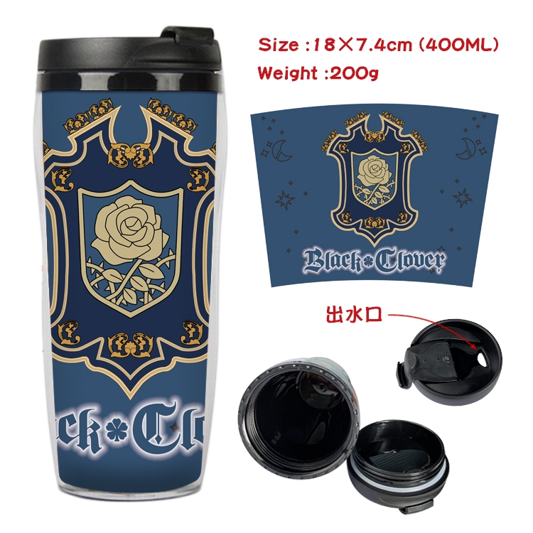 black clover Anime Starbucks Leakproof Insulated Cup 18X7.4CM 400ML