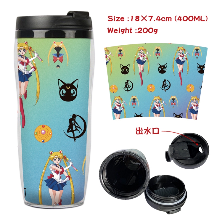 sailormoon Anime Starbucks Leakproof Insulated Cup 18X7.4CM 400ML