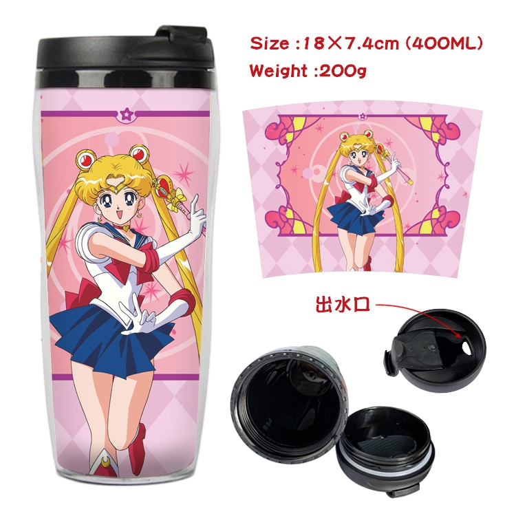 sailormoon Anime Starbucks Leakproof Insulated Cup 18X7.4CM 400ML