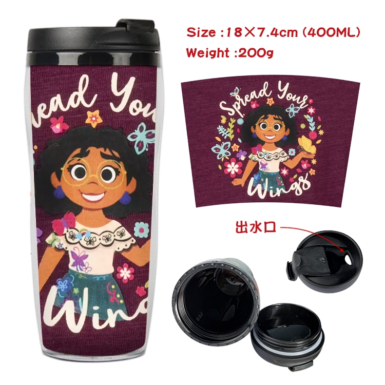 full house of magic Anime Starbucks Leakproof Insulated Cup 18X7.4CM 400ML