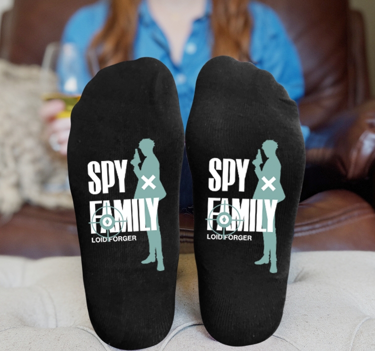 SPY×FAMILY  Anime Knitted Print Socks Adult One Size Tube Height 15cm 13A