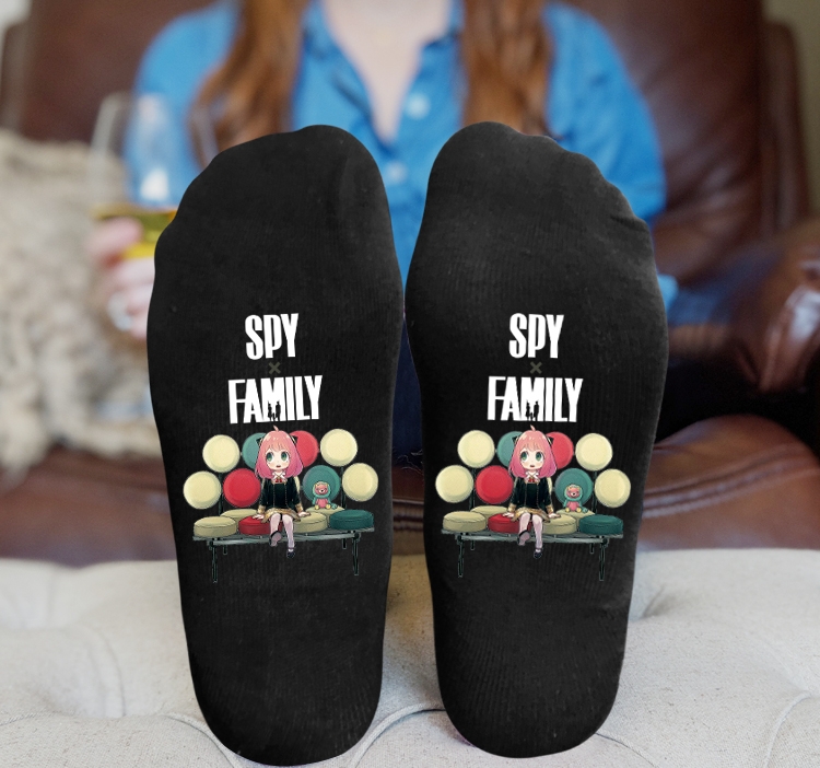 SPY×FAMILY  Anime Knitted Print Socks Adult One Size Tube Height 15cm 17A
