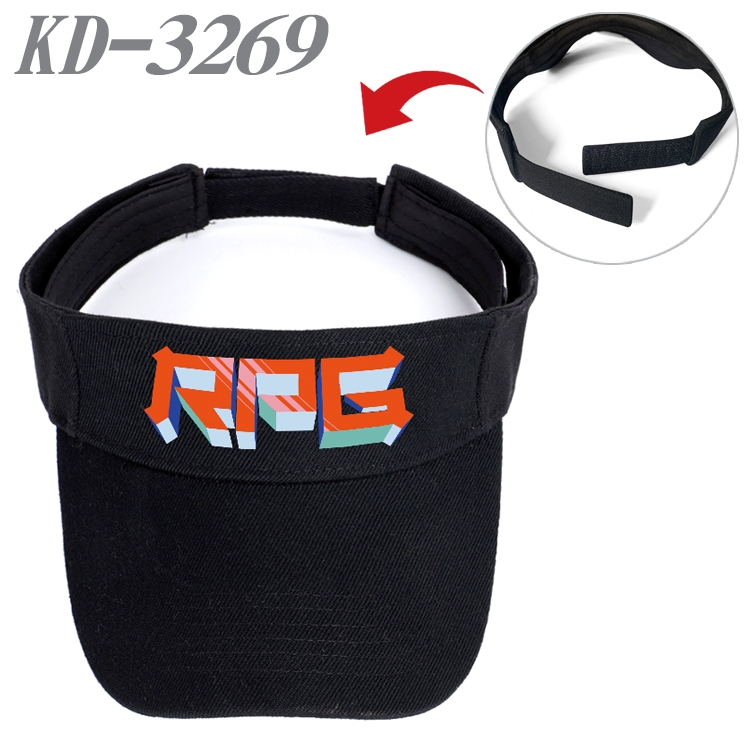 Turning Red Anime Peripheral Empty Top sun hat Visor Hat Hat circumference 55-60cm  KD-3269A
