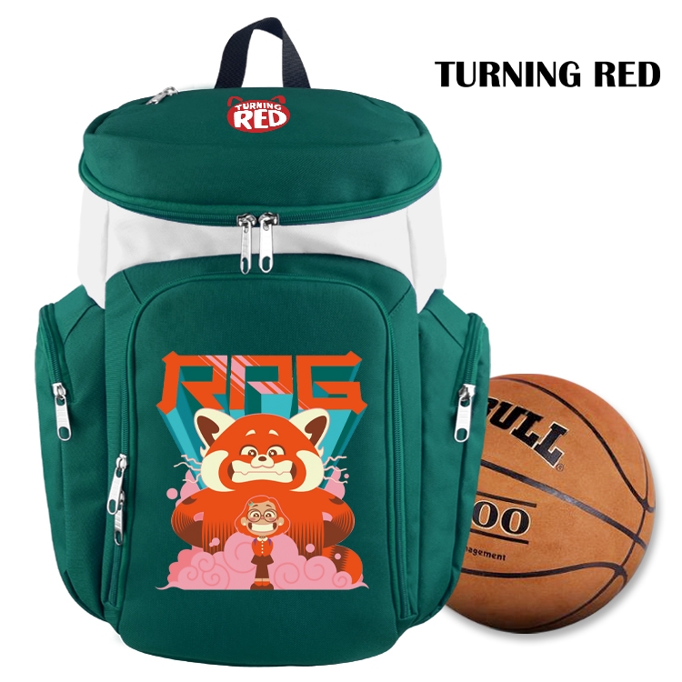 Turning Red  anime basketball bag backpack schoolbag