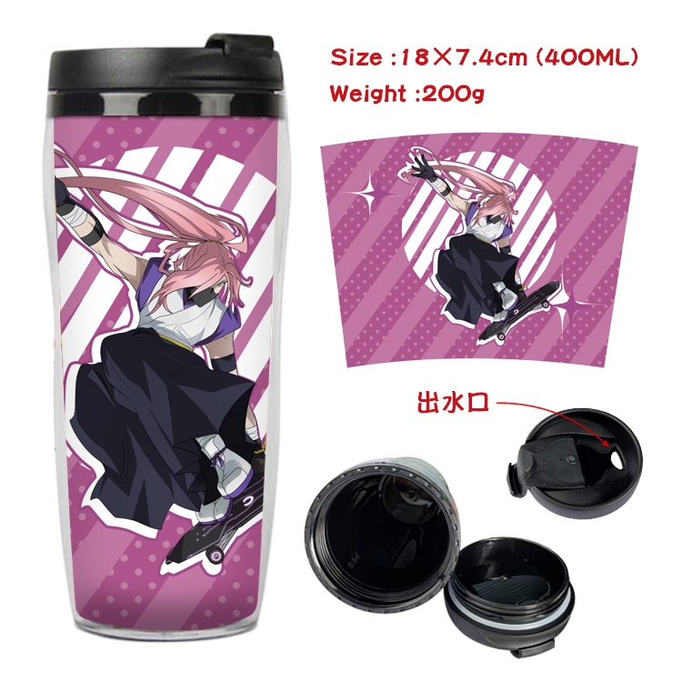 SK∞ Anime Starbucks Leakproof Insulated Cup 18X7.4CM 400ML 4A