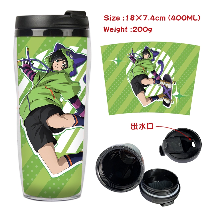 SK∞ Anime Starbucks Leakproof Insulated Cup 18X7.4CM 400ML 3A