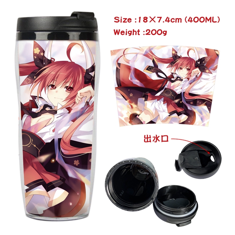 Date-A-Live Anime Starbucks Leakproof Insulated Cup 18X7.4CM 400ML -9A