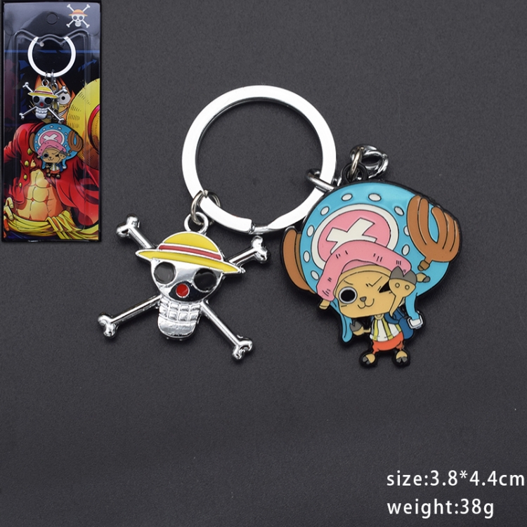 One Piece Anime cartoon skewer keychain bag pendant