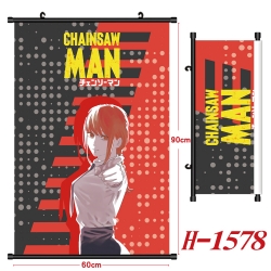 chainsaw man Anime Black Plast...