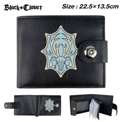 black clover Anime Leather Mag...