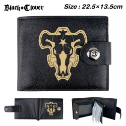 black clover Anime Leather Mag...