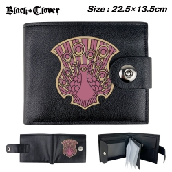 black clover Anime Leather Mag...